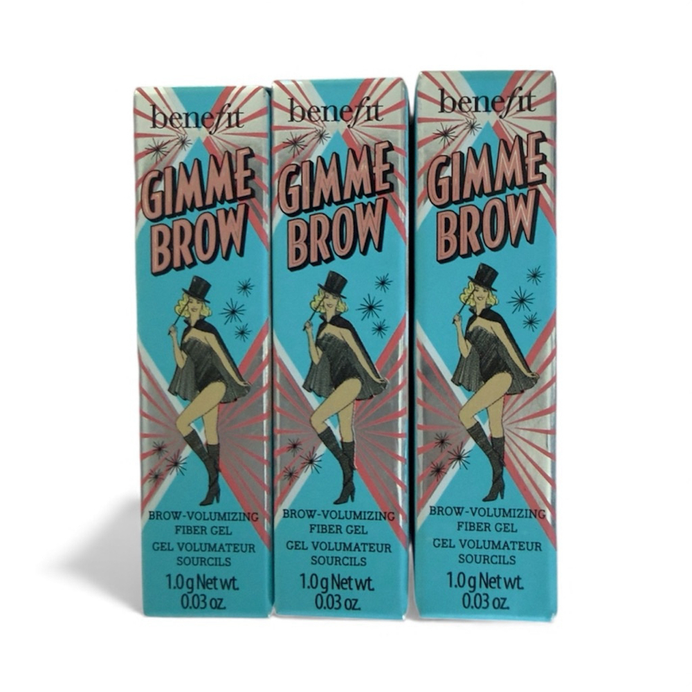 Lot of 3 Benefit Gimme Brow Volumizing Fiber Gel 1gr